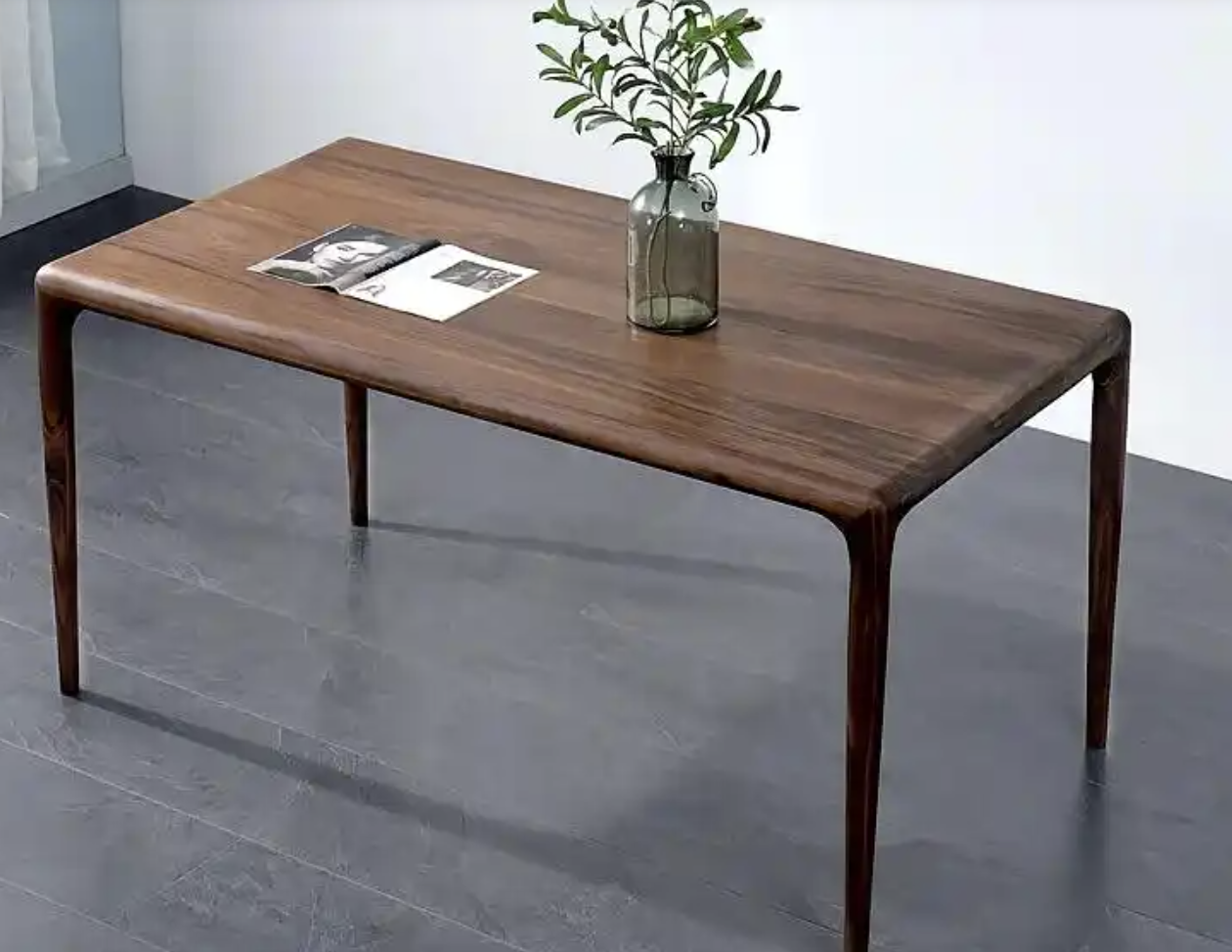 高端北美黑胡桃木大板、办公桌、茶台及全屋厂家定制家具